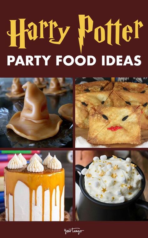 Harry Potter Party Food, Harry Potter Theme Birthday Party, Harry Potter Themed Food, Harry Potter Food Ideas, Harry Potter Recipes, Harry Potter Treats, Harry Potter Snacks, Harry Potter Parties Food, Harry Potter Movie Night