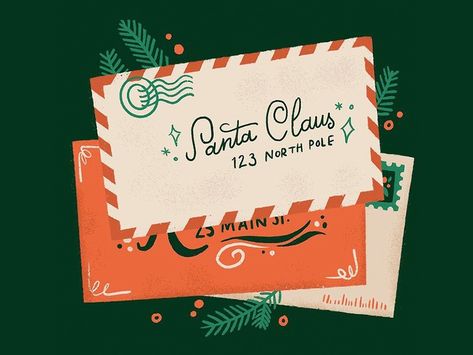 Catholic Christmas Decorations, Santa Images, Xmas Letter, Santa Claus Letter, Cat Christmas Cards, Corporate Holiday Cards, Christmas Graphic Design, Green Xmas, Letters To Santa