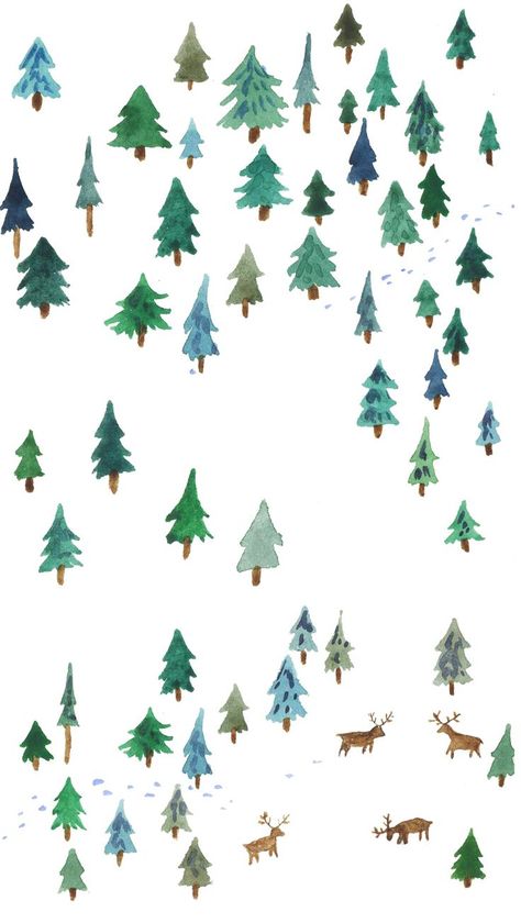 Christmas holiday christmas tree print wallpaper Christmas Forest Illustration, Wallpaper Holiday, Tree Wallpaper Iphone, Citate Harry Potter, Wallpaper Minimal, Winter Iphone, Christmas Tree Wallpaper, Christmas Forest, Christmas Wallpaper Backgrounds