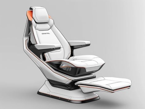 Smart Chair Design, Polestar Interior, Funiture Smart Design Chair, Car Seat Design Sketches, Futuristic Chair Concept, Futuristic Chair, Gaming Computer Room, Revolving Chair, Abstract Resin Art