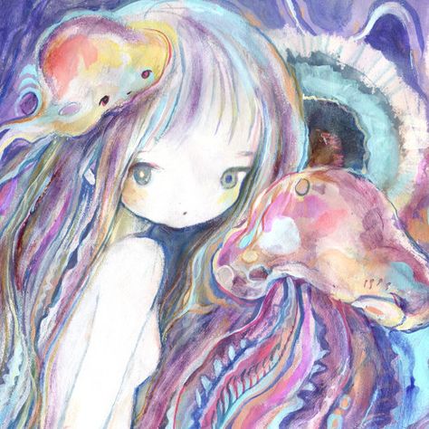 Princesa Emo, Ku Art, Japanese Contemporary Art, Sketchbook Art Inspiration, Art Inspiration Drawing, Funky Art, Pretty Art, Art Sketchbook, Aesthetic Art