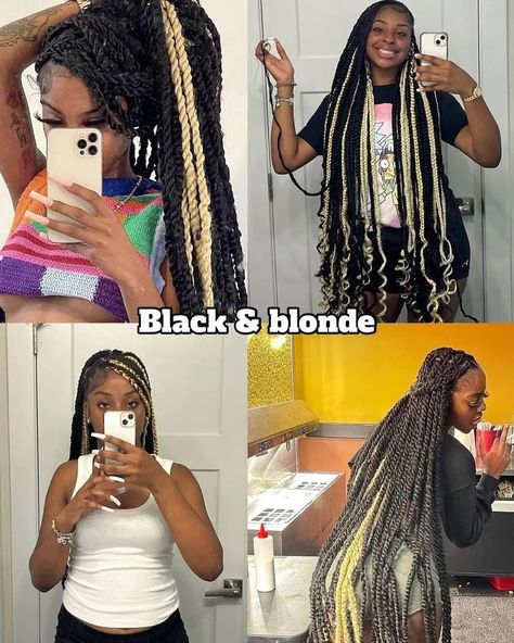 Y'all combo?? I didn't see my pink peekaboo. I love me black with pink underneath 💕😘😍🔎 Check out my pinned posts, highlights, stories, and link in bio for my vendors, available stylists and special deals going on 🚶 Follow @letstalkhairs on all socials for dopest hairstyles, hair fashion and discussions 📩DM FOR DIFFERENT PROMO/ADS PACKAGES AVAILABLE ______________________ IGNORE #braids #braidstyles  #hair  #naturalhairstyles     knotlessbraids protectivestyles Atlanta Braider Atlanta H... Highlights Braids Black Women, Peekaboo Hair Color Braids, Braids With Highlights, Extension Hairstyles, Peekaboo Braids, Blonde Knotless, Pink Peekaboo, Braids Fulani, Women Cornrows