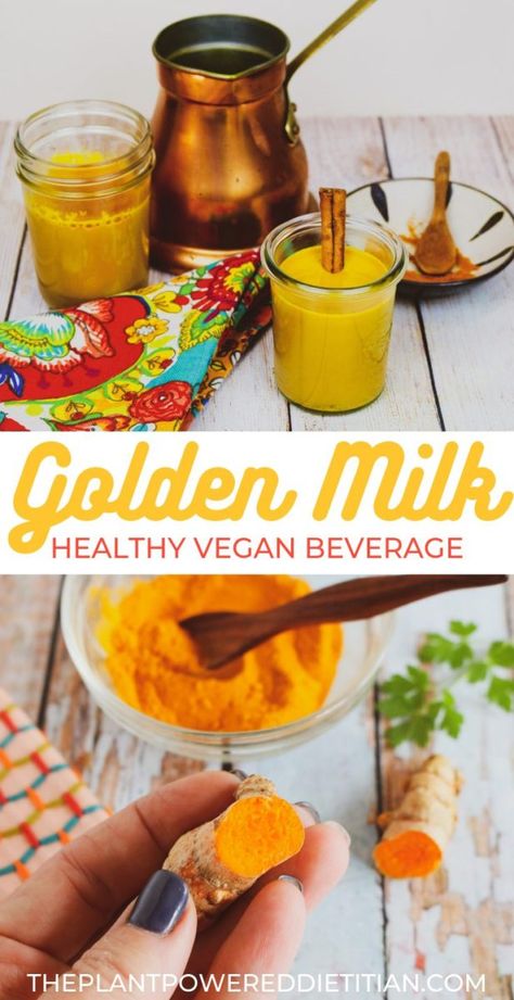 #turmeric is getting alot of buzz! You can try out all the great #health benefits of this #root with this #delicious and #easy to create "milk" beverage. #vegan #glutenfree #vegandrink #tumericdrink #easyhealthyrecipe #easydrink #springdrink #blogger #blogging Gluten Free Vegan Breakfast, Vegan Beverages, Golden Milk Recipe, Vegan Gluten Free Breakfast, Turmeric Milk, Turmeric Latte, Gluten Free Vegan Recipes, Golden Milk, Best Diet Plan