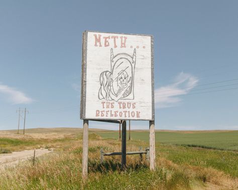 O, Merciful Heaves! — bygodstillam: burtoo: American Poetry - Brendon... Roadside Signs, Western Gothic, Urban People, American Poetry, American Gothic, Southern Gothic, Found Art, Gothic Aesthetic, The Secret History