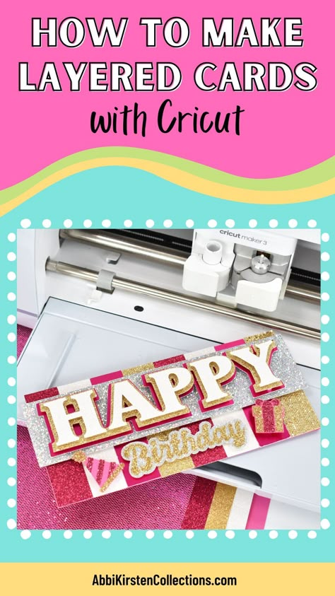 Circuit Birthday Cards, Cricut Projects Cards, How To Make Cards With Cricut, Foam Crafts Diy, Free Card Svg, Diy Cards With Cricut, Diy Happy Birthday Cards, Cards With Cricut, Cricut Birthday Cards