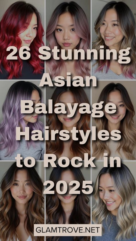 26 Stunning Asian Balayage Hairstyles to Rock in 2025 – Glam Trove Asian Balayage, Balayage Hairstyles, Balayage Hair, Balayage, Hairstyles, Hair Styles