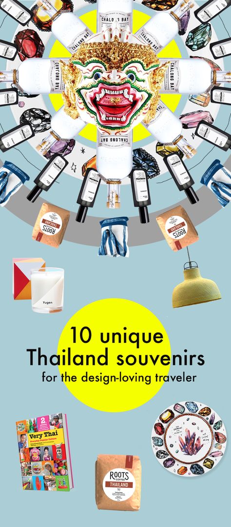 10 Unique Thailand souvenirs and gifts for the design-loving traveler Things To Buy In Thailand, Thailand Souvenirs, Thai Souvenirs, Thailand Gifts, Souvenir Design, Thai Land, Paper Umbrella, Thai Design, Thailand Trip