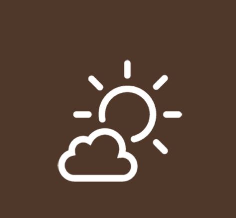 Brown Weather Icon, Weather Icon, Weather Icons, Ios App Icon Design, Ios App Icon, Iphone Icon, App Icon Design, App Icon, Icon Design