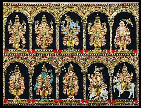 Pooja Design, Indian Traditional Paintings, Buddhist Art Drawing, Tanjore Paintings, Wall Art Diy Paint, Goddess Sculpture, Goddess Decor, Lord Vishnu Wallpapers, Indian Painting