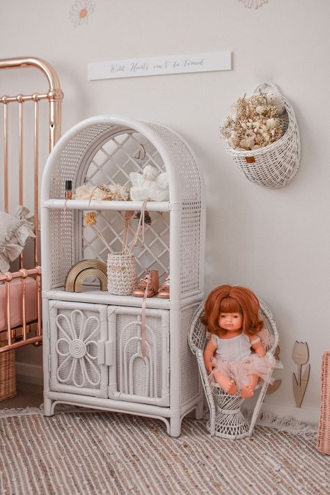 Wicker Wall Basket Play Area Storage, Whimsical Furniture, Wicker Shelf, Wicker Wall, Wall Basket, Playroom Ideas, Decor Furniture, Play Area, Baskets On Wall