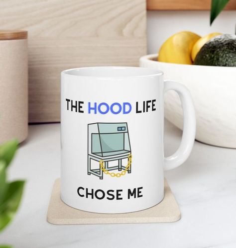 Laboratory Gifts, Microbiology Gifts, Hood Life, Fume Hood, Lab Week, Chemistry Gifts, Science Teacher Gifts, Biology Teacher, Funny Science