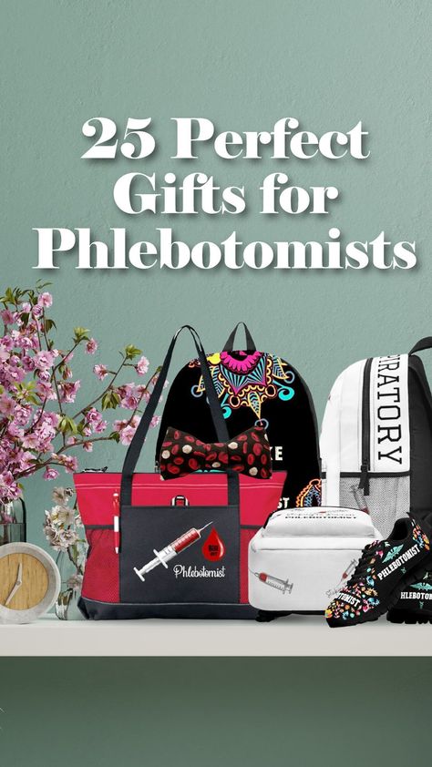 Are you looking for a gift for your phlebotomist friend? Or are you planning to buy unforgettable items for those who graduate from phlebotomy school? And so, we have rounded up 25 Perfect Gifts for Phlebotomists that you should consider! #phlebotomists #phlebotomistsshirts #giftsforphlebotomists Phlebotomy Must Haves, Phlebotomy Gifts Ideas, Phlebotomist Gift Ideas, Phlebotomist Photoshoot Ideas, Phlebotomy Graduation Cap, Phlebotomy Scrubs, Phlebotomy Accessories, Phlebotomist Aesthetic, Phlebotomy Aesthetic