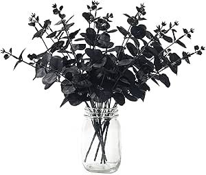 Eucalyptus Centerpiece, Gothic Bathroom, Branch Centerpieces, Eucalyptus Stems, Faux Eucalyptus, Feuille Eucalyptus, Eucalyptus Branches, Artificial Eucalyptus, Halloween Flowers