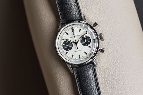 Buying Guide - 5 of the Best Panda Chronograph Watches of 2021 Panda Watch, Monochrome Watches, Tudor Black Bay, Chronograph Watch Men, Blue Color Schemes, Hand Model, Mesh Bracelet, Time Machine, Buying Guide