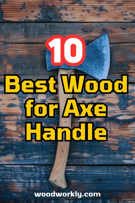 Looking for the best wood for an axe handle? Discover the top choices that offer strength and durability. Read the full article for expert recommendations! #Woodworking #AxeHandle #BestWood #DIYProjects #ToolTips Hatchets And Axes, Axes, Ash Wood, Types Of Wood, Furniture Making, Grain, Woodworking, Handles, Wood