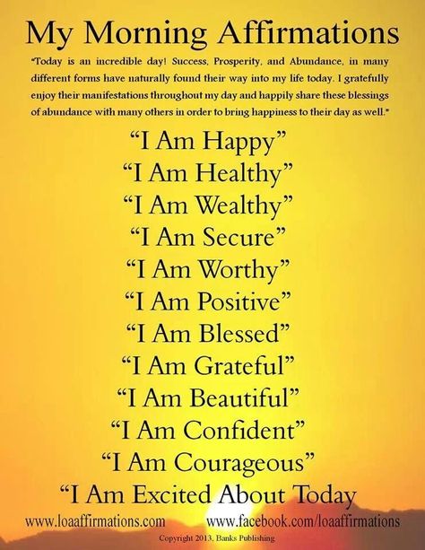 Affirmation Posters, Morning Affirmations, Daily Affirmations, Positive Thoughts, Ayurveda, The Words, Great Quotes, Positive Thinking, Namaste