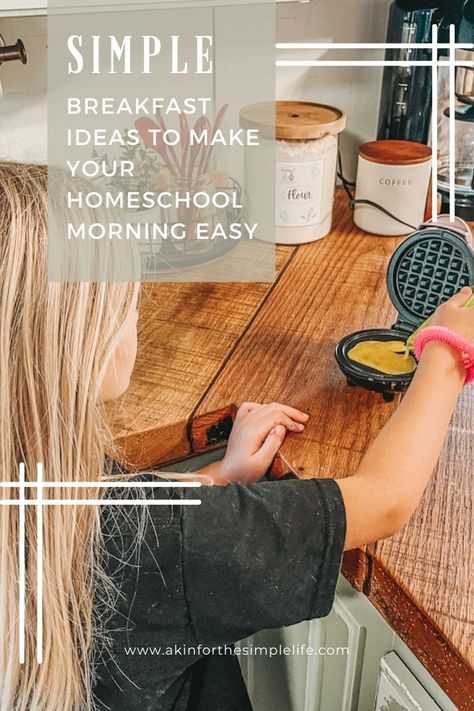 girl cooking breakfast using a mini waffle maker to cook eggs Homeschool Breakfast Ideas, Homeschool Meal Plan, Homeschool Breakfast, Homestead Breakfast, Quick And Easy Breakfast Ideas, Mom Breakfast, Easy Breakfast Ideas, Better Breakfast, Prep Meals