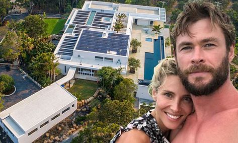 Chris Hemsworth House, Chris Hemsworth And Elsa Pataky, Raise Eyebrows, Mega Mansions, Elsa Pataky, Raised Eyebrow, Photo To Video, Byron Bay, Chris Hemsworth