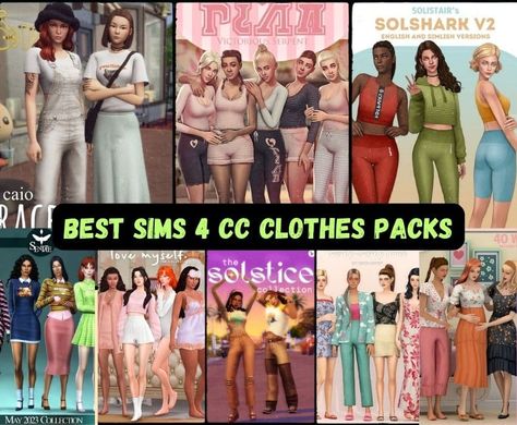 Sims 4 Cc Package Clothes, Sims 4 Cc Clothes Folders, Sims4 Cc Clothes Pack, Cc Collection Sims 4, Influencer Sims 4 Cc, Sims 4 Clothes Collection Cc, Sims 4 Clothes Cc Pack, Sims 4 Cc Bundles, Sims 4 Cc Clothes Package