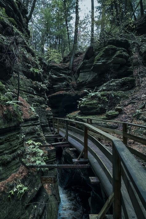 Witches Bathtub in Witches Gulch, Dells of the Wisconsin River State Natural Area Witches Gulch Wisconsin Dells, Witches Gulch, Travel Wisconsin, Nature Witch, Sheboygan Wisconsin, Midwest Travel, Wisconsin Travel, Wisconsin Dells, Slot Canyon