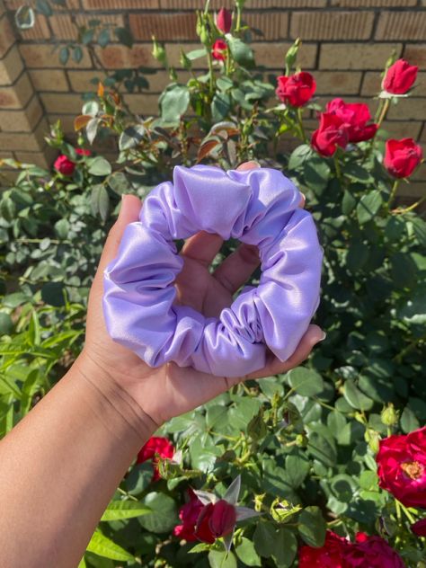 Protect your hair in style😍 this gorgeous light purple/ lilac scrunchie will do just the job! Fuzzy Scrunchie, Purple Scrunchie, Friends With Benefits, Purple Satin, Pastel Purple, Purple Lilac, Light Purple, Scrunchies, In Style