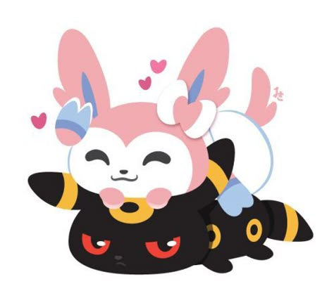 Umbreon and Sylveon Umbreon And Sylveon, Eevee Family, 5 Best Friends, Pokemon Pocket, Pokémon Stuff, Pokemon Eeveelutions, Eevee Evolutions, Pokemon Ships, Cute Pokemon Wallpaper