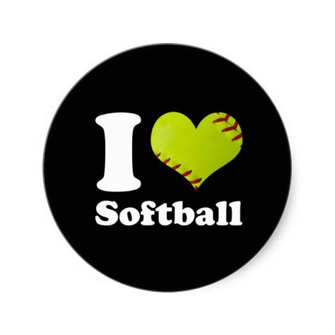 I LOVE SOFTBALL... THATS MY GAME!!!!! (one of them) Softball Pfp, Softball Stickers, Funny Softball Quotes, Softball Logos, Softball Sign, Softball Posters, Softball Crafts, Softball Quotes, Soft Ball