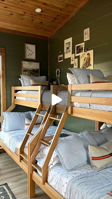 Tara Lenney | Interior Design | Dallas TX on Instagram: "I bet they wouldn’t even notice 😏  We may have done too good of a job here because none of us wanted to leave!! I’m a grown adult and would be THRILLED to sleep in a bunk bed.   #lovelifeathome" Ground Level Bunk Bed, Twin Bunk Over Futon With Stairs, Neutral Twin Bunk Bed Bedsheet Set, Forty Winks Bunk Bed, Bunk Rooms For Adults Bed Bath & Beyond, Adult Bunk Beds, Bunk Bed, Dallas Tx, To Sleep