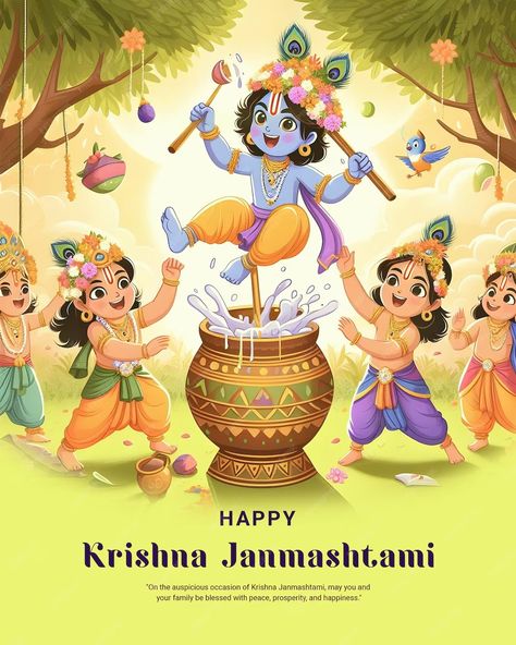 Premium PSD | Happy Krishna Janmashtami celebration Indian festival social media post banner poster Janmashtami Celebration, Janmashtami Wishes, Krishna Janmashtami, Indian Festivals, Business Card Maker, Flyer Maker, Event Food, Stationery Templates, Poster Invitation