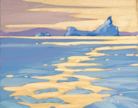 Arctic Painting, Baffin Island, Sun Illustration, Van Gogh Art, Inspiring Art, Plein Air Paintings, Art References, Van Gogh, Plein Air