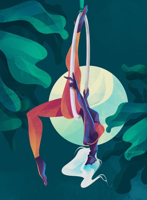 Some of my old illustrations from 2017-2018 | Behance Logo Texture, Digital Art Character Design, Digital Art Character, Character Design Illustration, Behance Design, Photoshop Sketch, Art Character Design, Dancing Drawings, Aerial Acrobatics