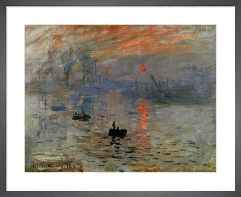 Save to Pinterest Impression Sunrise, Impressionism Monet, Claude Monet Paintings, Claude Monet Art, Sunrise Painting, Sunrise Art, Monet Art, Monet Paintings, Impressionist Landscape