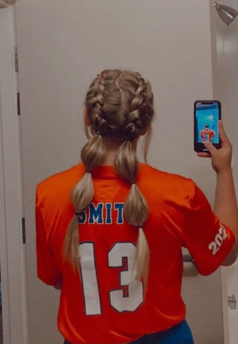 Tennis Hairstyles, Cute Volleyball Hairstyles, Soccer Hairstyles, Soccer Hair, Track Hairstyles, Basketball Hairstyles, Gymnastics Hair, Softball Hairstyles, Cheer Hair