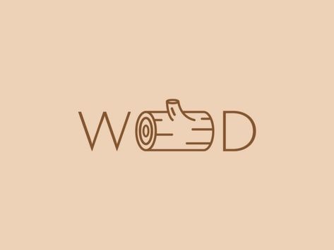 Wooden Logo Design Ideas, Wood Graphic Design, Woodwork Logo, Wood Logo Branding, Wood Logo Design, Furniture Branding, Wood Typography, G Logo Design, Wood Font