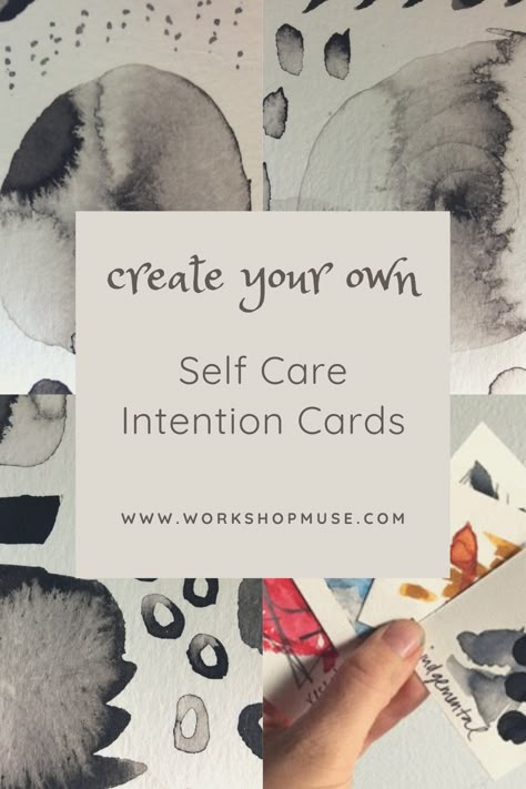 Collage Art Ideas Creative Easy, Self Care Intention Cards, Diy Mindfulness Craft, Self Care Art Activity, Self Care Arts And Crafts, Expressive Art Ideas, Creative Art Therapy Activities, Self Expression Art Ideas, Self Love Art Projects