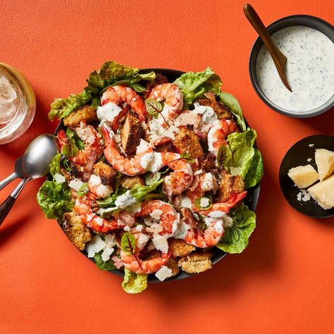 Cheesy Croutons, Tiger Prawn, Tiger Prawns, Healthy Benefits, Caesar Salad, Croutons, Tiger Stripes, Easy Peasy, Queensland