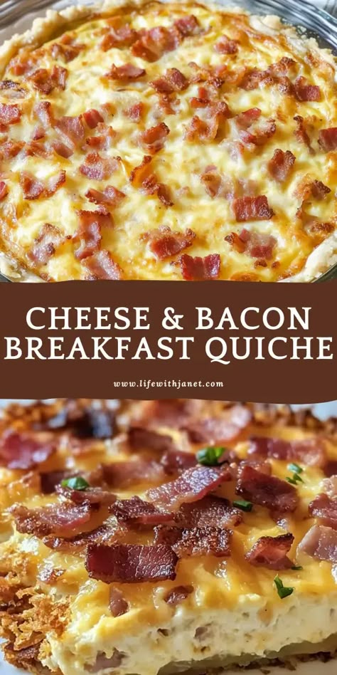 After one bite, my mom rushed over, wanting to know the secret to this goodness. Breakfast Quiche Bacon, Quiche Bacon, Breakfast Ideas Healthy Clean Eating, Quiche Breakfast, Bacon And Cheese Quiche, Cheese Quiche Recipe, Breakfast Quiche Recipes, Bacon Quiche, Hashbrown Breakfast Casserole