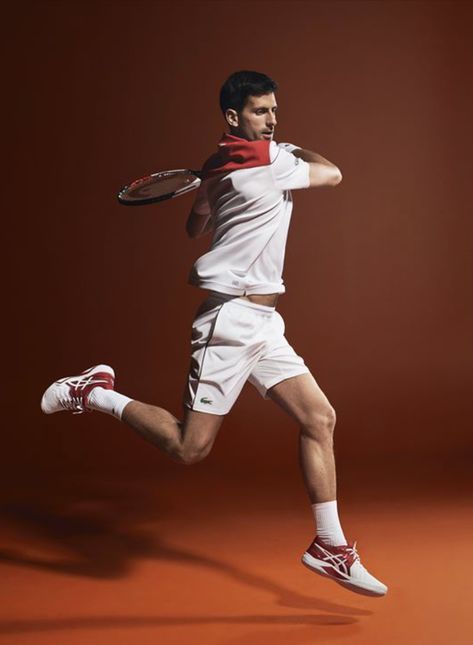 Sports Fashion Photography, Tennis Magazine, Novak Đoković, Tennis Photography, Tennis Pictures, Sport Photoshoot, Tennis Aesthetic, Tennis Lessons, Sports Magazine