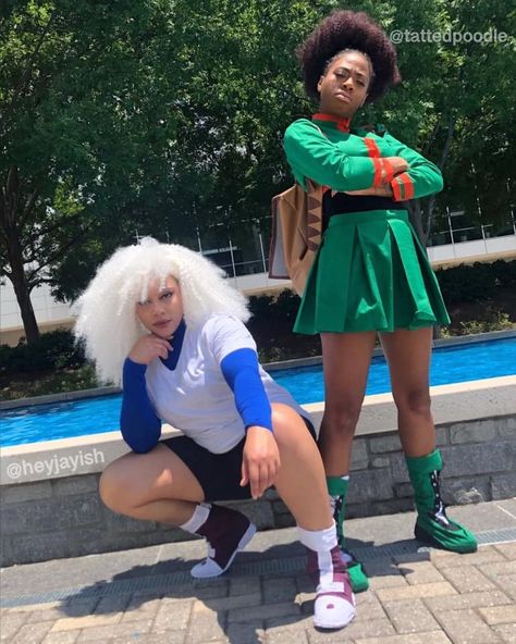 Cosplay Killua, Killua Cosplay, Hunter X Hunter Cosplay, Gon Hxh, Hunter X Hunter Characters, Hunterxhunter Gon, Killua Hunter X Hunter, Black Cosplayers, Characters Cosplay