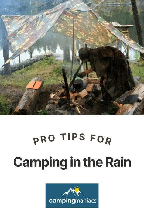 While camping in the rain isn’t as enjoyable as summer camping, there are a few measures you can take to turn this around.  Explore this guide on how to effectively camp in the rain. Travelling Van, Rain Camping, Camping In The Rain, Camping Set Up, Rv Adventure, Waterproof Tent, Travel Van, Summer Camping, How To Go