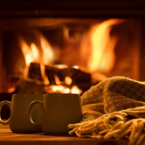 Winter Fireplace, Wood Fuel, Cozy Aesthetic, Modern Fireplace, Cozy Fireplace, The Fireplace, Coffee Cozy, Cozy Home, Autumn Cozy