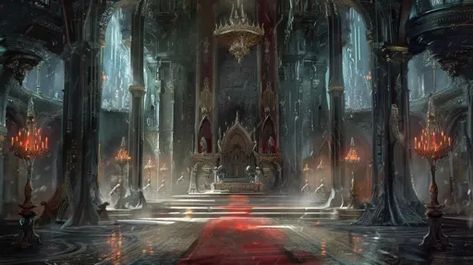 ↑↑↑ Larger size on website 🔸 A grand, dark throne room with towering gothic arches and intricate details. A red carpet leads to a 🔸 From Midjourney AI Image Dark Throne Room, Dark Throne, Gothic Arches, Throne Room, Red Carpet, Art Images, Tower, Carpet, Art