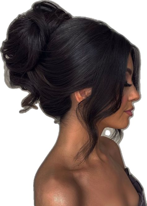 Bun Updos For Prom, Loose High Updo, High Bun Wedding Updo, Side Bun Updo Wedding, Bridal Hair Updo Elegant, Bridal High Updo, High Bun Updo Wedding, High Bridal Updo, High Updo Hairstyles