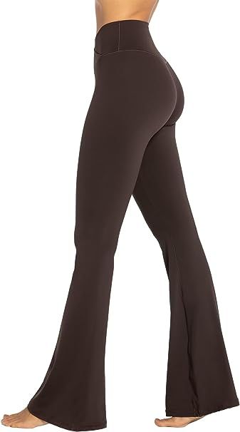 Brown Flares, Flare Legging, Flared Leggings, Best Leggings, Compression Leggings, Flare Leggings, Amazon Fashion, Gym Outfit, Workout Leggings