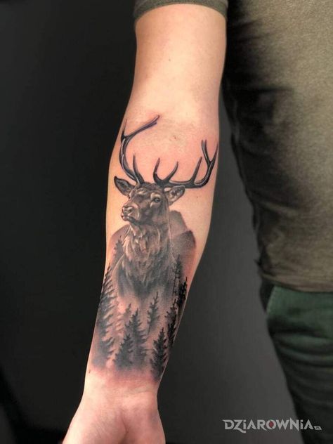 Stag Tattoo Design, Buck Tattoo, Antler Tattoo, Stag Tattoo, Tattoo For Boyfriend, Animal Sleeve Tattoo, Deer Tattoo, Fire Tattoo, Back Tattoos For Guys