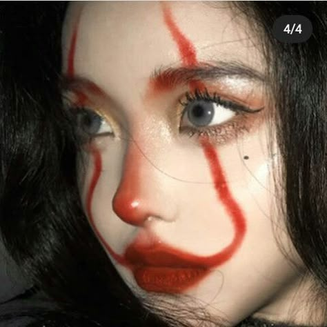 Halloween Makeup Clown, Dark Kawaii, Vampire Bride, Anime Cosplay Makeup, Cute Halloween Makeup, Halloween Makeup Pretty, Halloween Makeup Inspiration, Face Makeup Tutorial, Korean Ulzzang