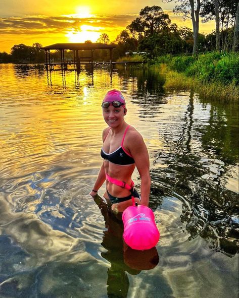 Repost @amandakenny87 - You know what’s not fun? 😒 Waking up at 5am to go swimming in a cold, dark lake that may or may not have scary animals in it, but somehow I’m here every week doing this to myself. Why you may ask? Because you know what is even less fun than doing all that? Suffering through my full Ironman because I didn’t train enough, or not making a time cut off in the race, or DNF’ing for any reason. That’s why I wake up every day and follow my training plan, because even though it’s Waking Up At 5am, Dark Lake, Go Swimming, Scary Animals, I Wake Up, Training Plan, The Race, Triathlon, New Wave