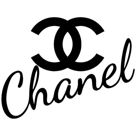 Christian Dior Logo Design, Chanel Logo Wallpapers, Channel Tattoo, Rhinestones Painting, Chanel Inspired Room, Designer Svg, Chanel Stickers, Gucci Svg, Adidas Logo Wallpapers