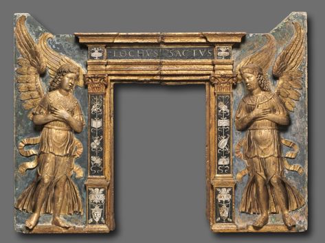 Tabernacle Relief with Flanking Angels The Eucharist, The Tabernacle, Cleveland Museum Of Art, American Painting, European Paintings, Medieval Period, Eucharist, Modern History, European Art