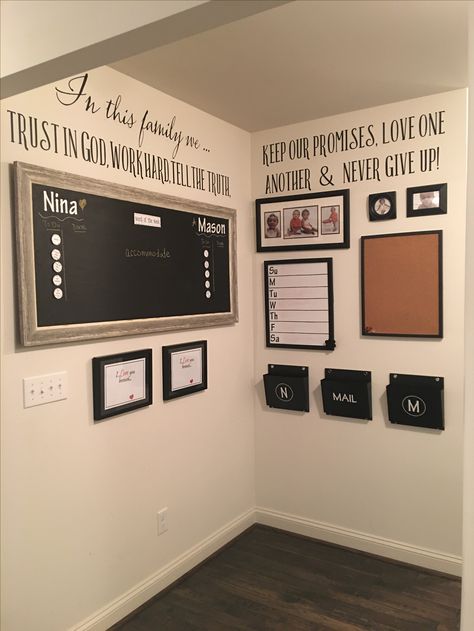 Chore Wall Ideas, Command Board, Planning Wall, Wall Calendar Organizer, Cubby Ideas, Office Wall Organization, Chore Magnets, Command Center Kitchen, Home Command Center